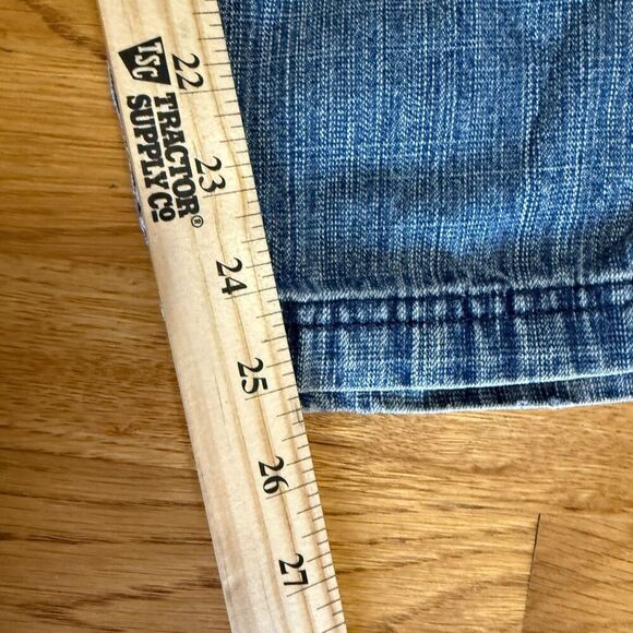 Vintage South‎ Pole Y2K Jeans Baggy Denim Embroidered Distressed Size 12 - Picture 4 of 5